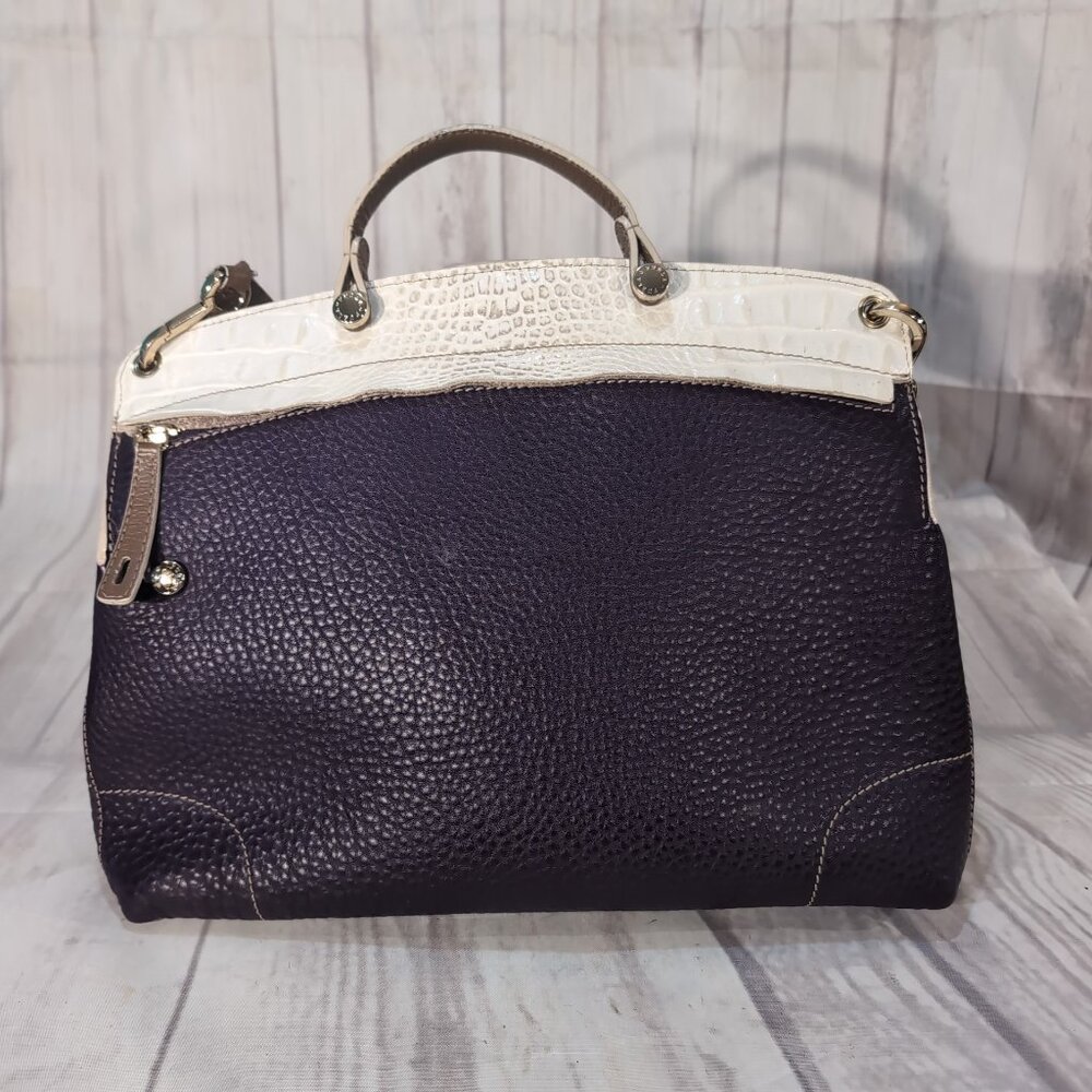 Furla Purple Piper Lux Leather Crossbody Turnlock Women's  Shoulder Handbag - Picture 7 of 12